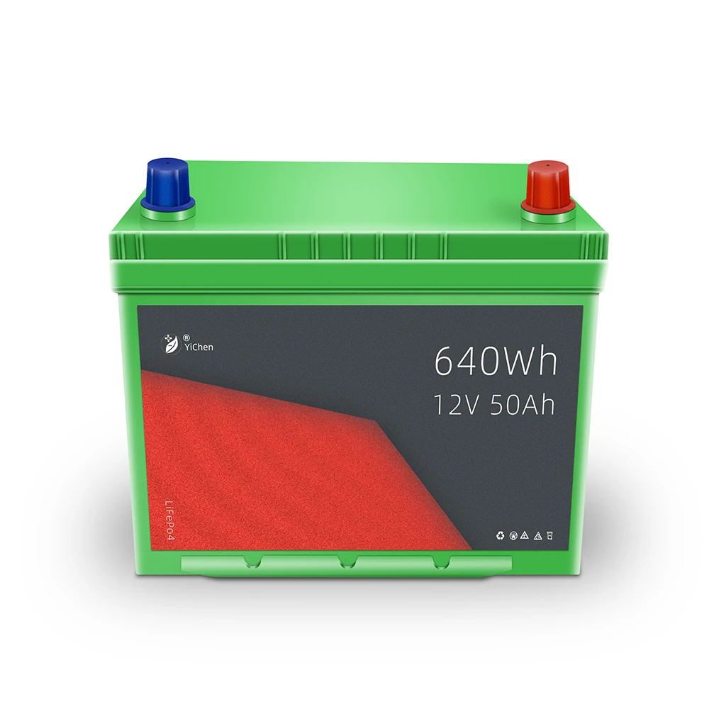 Свинцово-кислотная сменная литиевая батарея LiFePO4 12 в 50 Ач для электромобиля