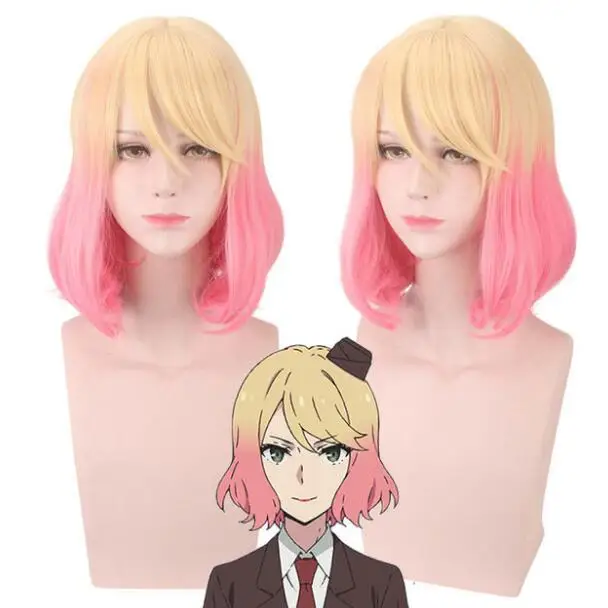 

40CM Short Wig Cosplay Anime Angels of Death Catherine Ward Costume Heat Resistant Hair Women Party Cosplay Wigs