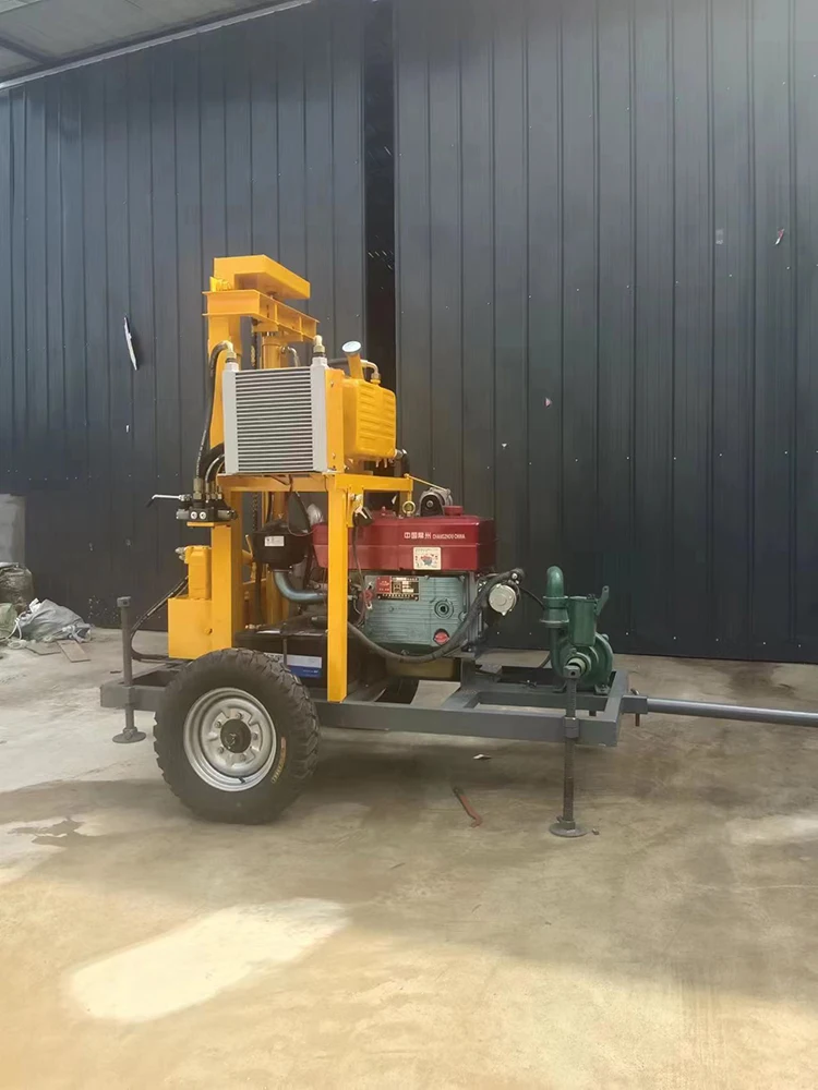 Новая брендовая простая буровая установка для водяных скважин DTH 120 м 22 л.с.