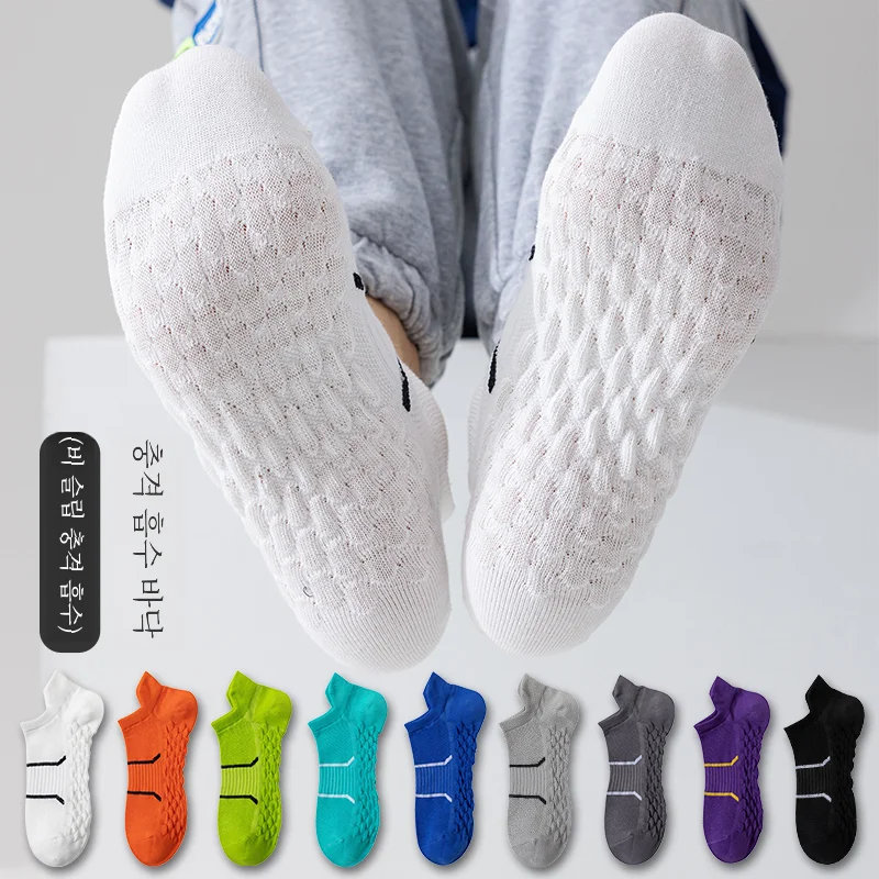 Мужские носки летние хлопковые впитывающие пот дезодорирующие тонкие