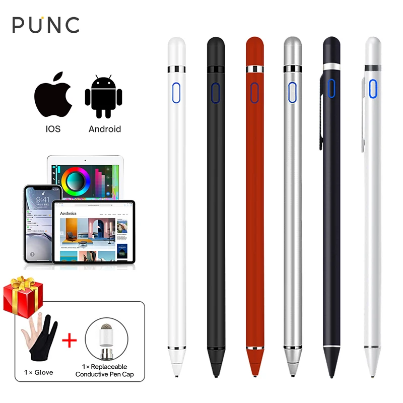 Stylus Pen for Tablet Android IOS for iPad Apple Pencil 1 2 Touch pen for Tablet Pen Pencil for iPad Samsung Xiaomi Huawei Phone