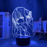 the quintessential quintuplets nino nakano led night light for bedroom decor nightlight birthday gift anime 3d lamp nino nakano