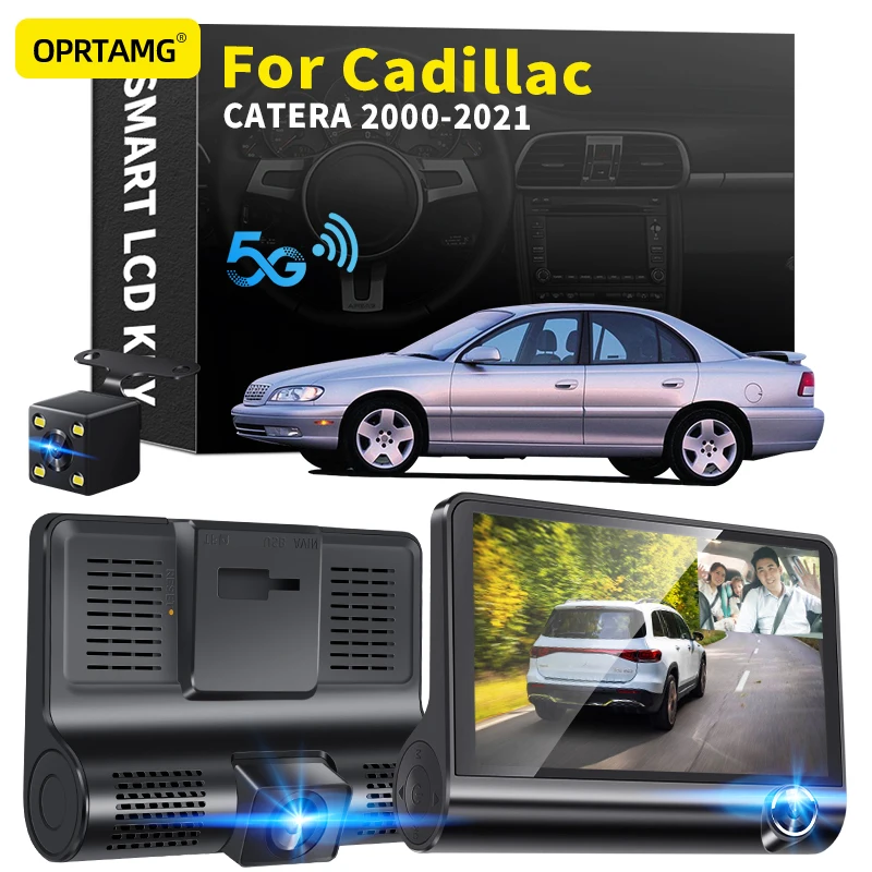 

OPRTAMG Dash Cam 540C6 Car DVR 3 Cameras Lens 4.0 Inch 1080P dashcam For Cadillac CATERA 1994 1995 1996-2018 2019 2020 2021 2022