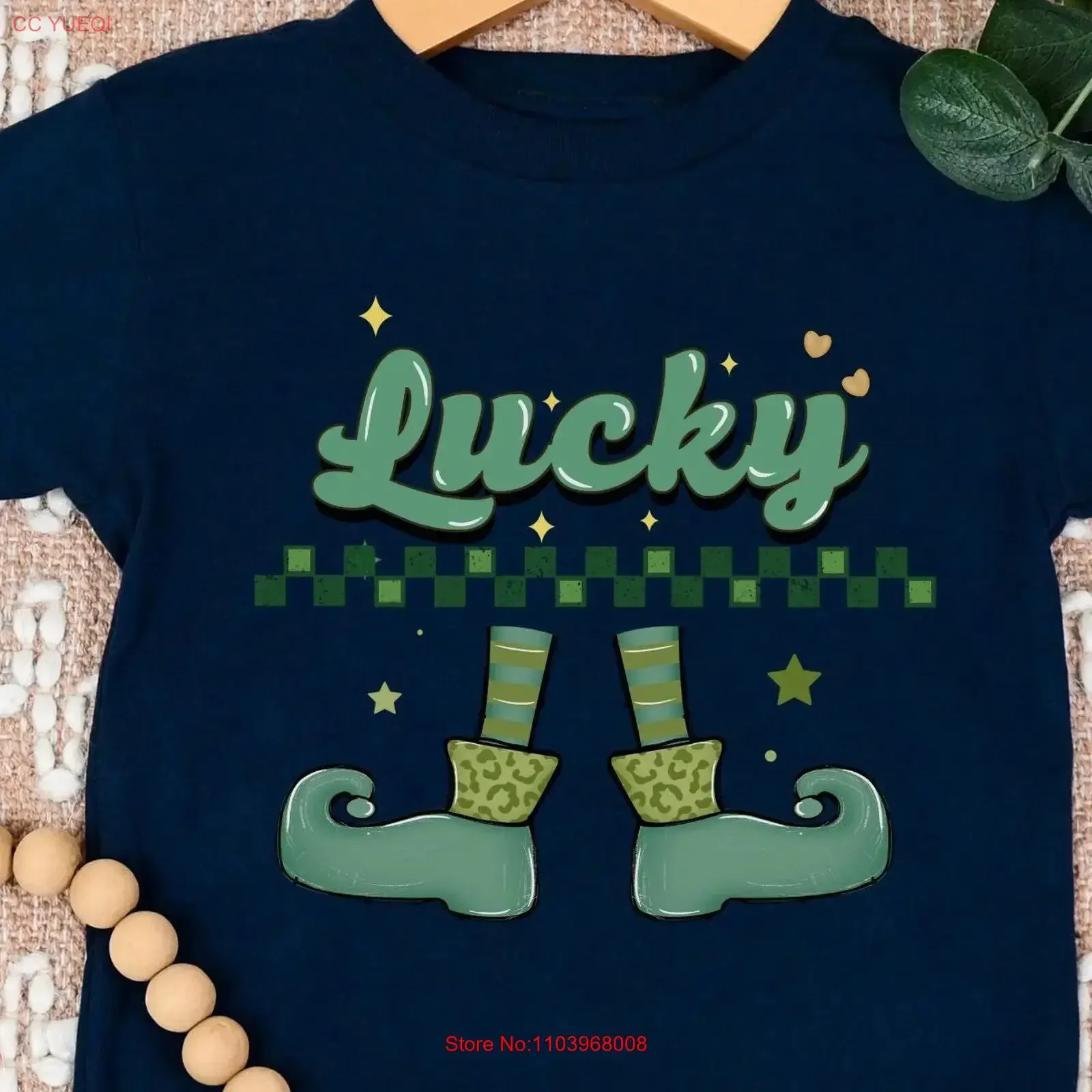 Фото Футболка Lucky St Pattys Day Patricks, футболка с ирландским шармом, трилистник, винтажная стираная модная уличная одежда унисекс, универсальная растянутая футболка №1