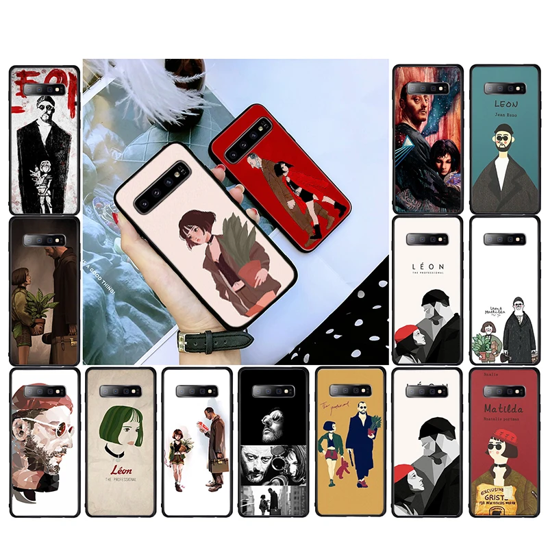 

Leon Matilda Natalie Portman Movie Phone Case For Samsung S23 S22 S20 Ultra S20 S22 Plus S10 S9 Plus S21 Plus S10E Plus