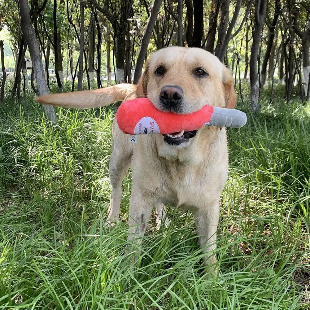 

Creative Dog Toys Plush Filled Champagne Wine Bottle Chew Clean Pet Toy Toy Bite-Resistant Pet Supplies Squeaky Shape Y1P6