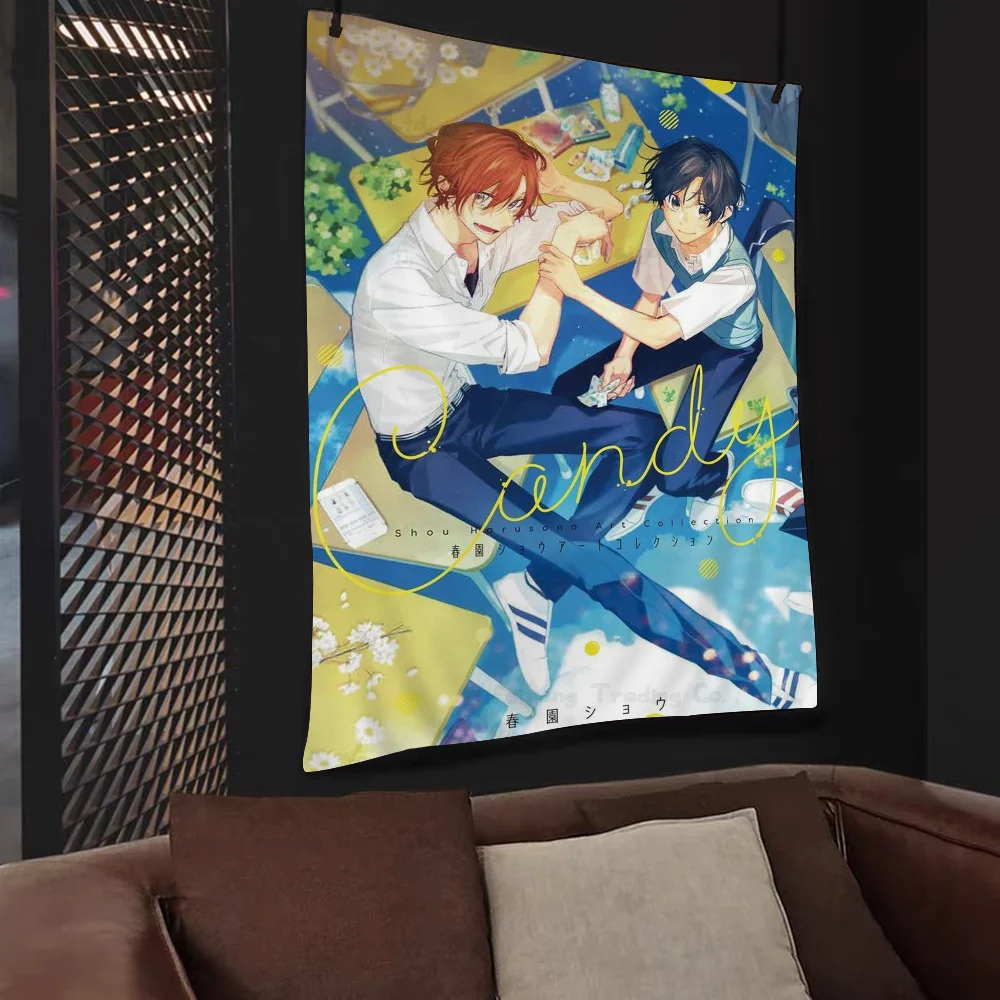 Сасаки Мияно Гей Хиппи Настенные Гобелены Для Гостиной Домашний Декор Общежития