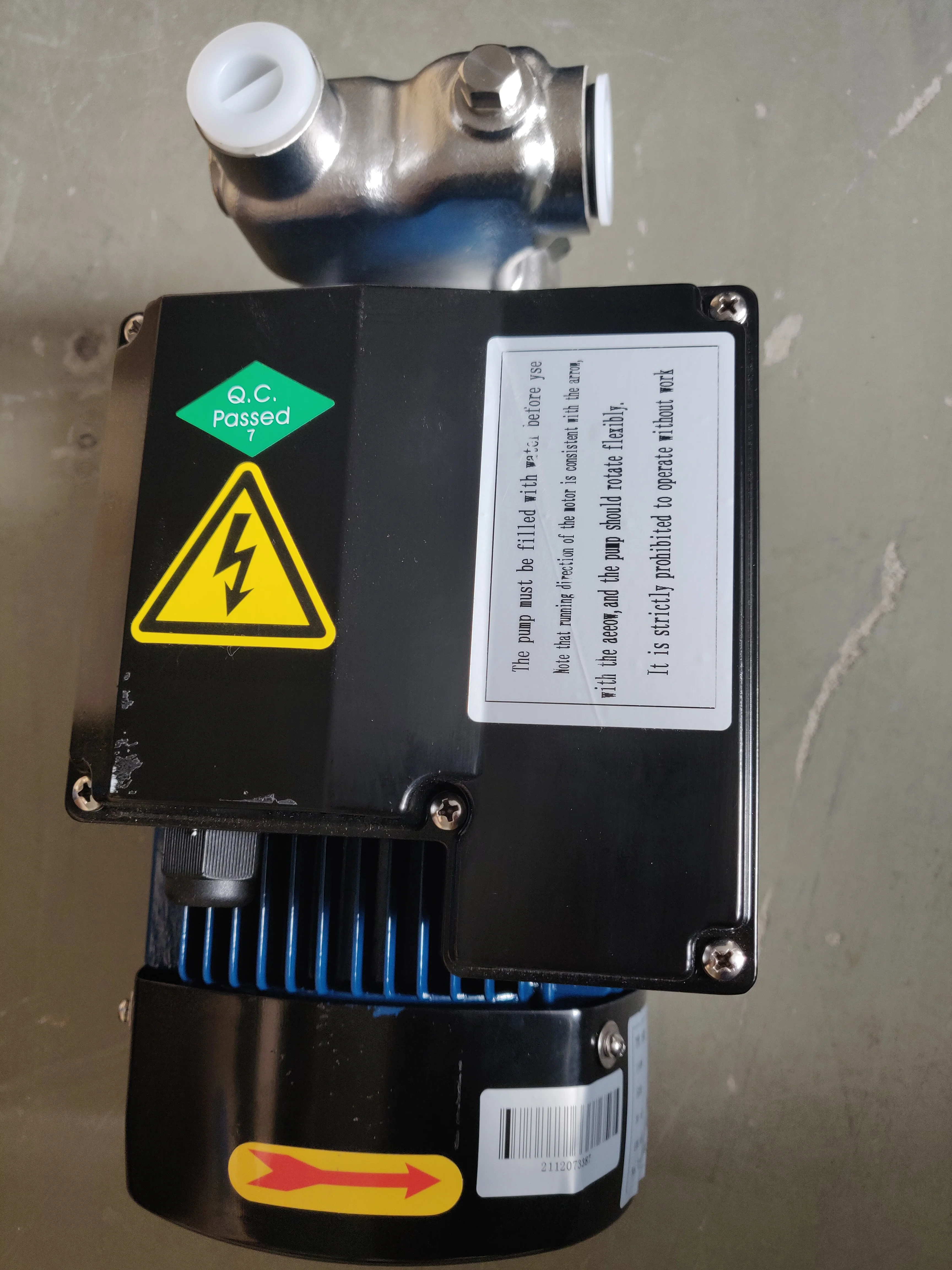 Микропузырьковый насос для смешивания газа и жидкости Ферма аквакультуры