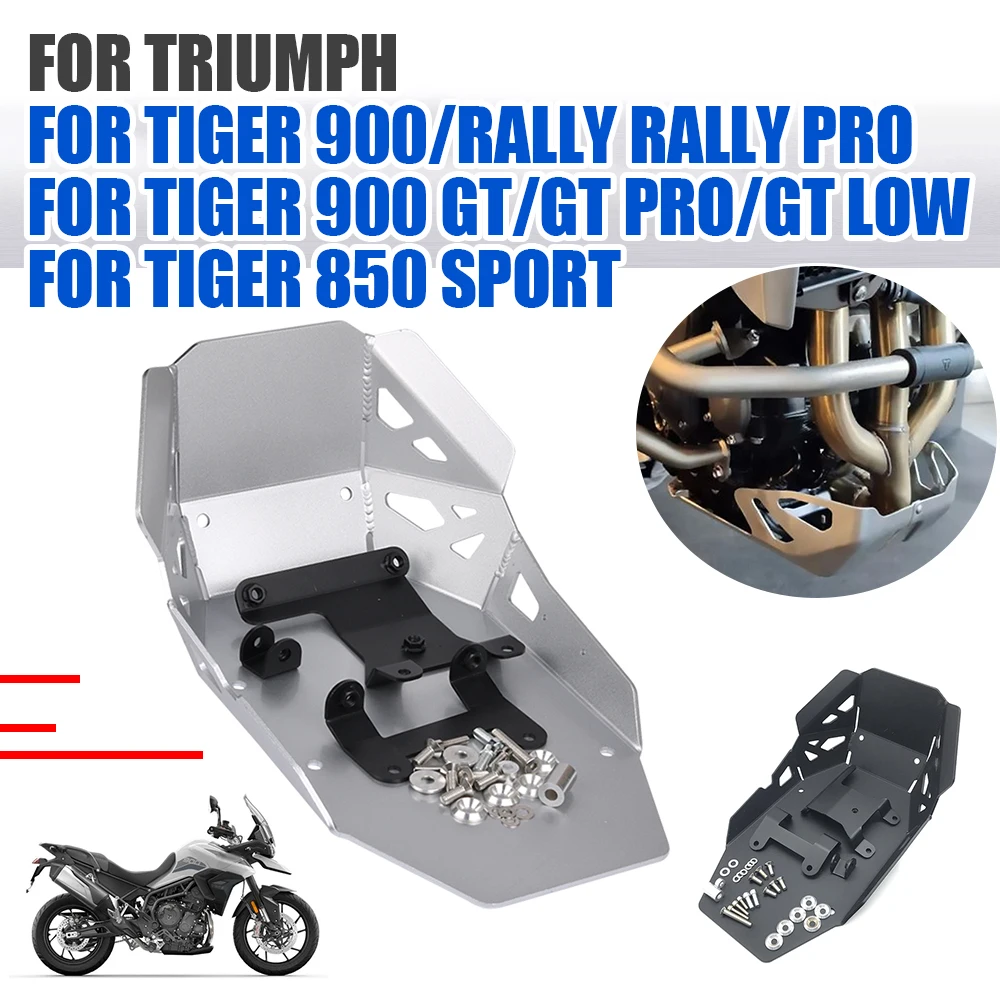 Engine Base Chassis Guard Lower Bottom Skid Plate Belly Pan For TRIUMPH Tiger 850 Sport Tiger 900 Rally GT Pro Low Accessories