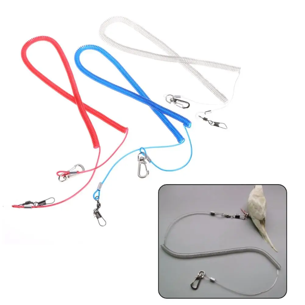 

1pcs Steel Wire Thin Flying Rope for Parrot Swallow Poultry Birds Training Random Color Multipurpose Pet Supplies Accessories