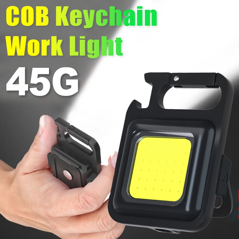 

Pocket Glare Light Work Modes Mini Flashlight Multifunctional Portable Camping Lights Corkscrew Outdoor Lamps 3 Keychain