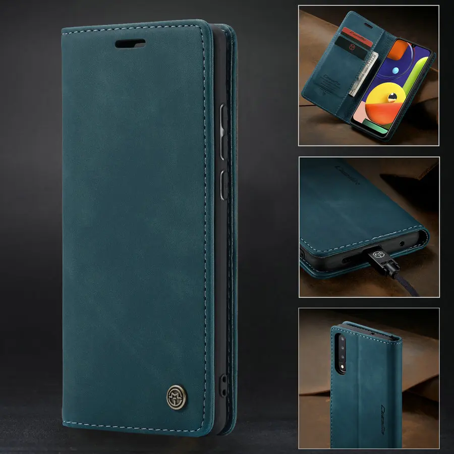 

Ретро-чехол CaseMe для Samsung A50S, A70S, A40S, A10S, роскошный кожаный чехол-бумажник для Samsung A20e, A80, A70, A50, A40, A20, A30, A10, чехлы