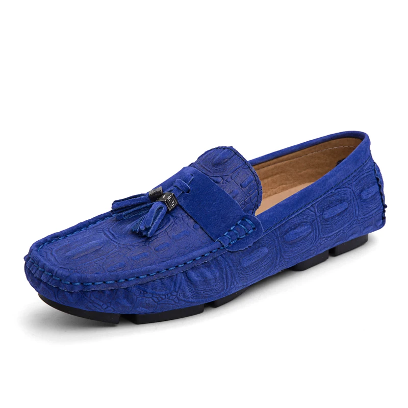 

Big Size 38-45 Casual Men Suede Leather Shoes Moccasin Fashion Business Casual Shoes Men Loafers Brown Blue Casual Men Red Shoes