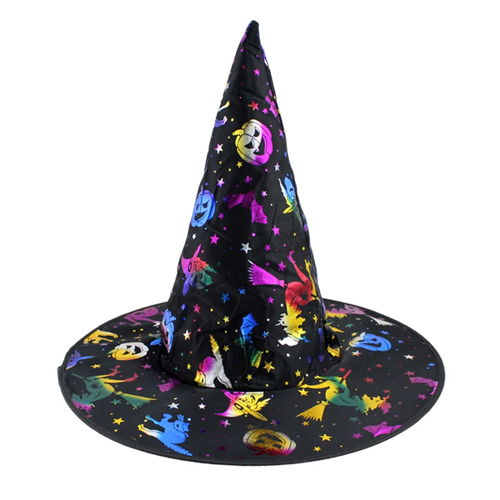 

2pcs Printing Fashion Witch Wizard Hats Costumes Party for Masquerade