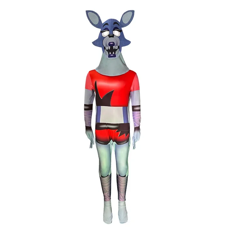 Фото Костюм на Хэллоуин Bear House для детей, комбинезон Five Nights Freddyed, косплей Nightmare Bonnie Fnaf Freddy, аниме 2025 PPT01.. №4