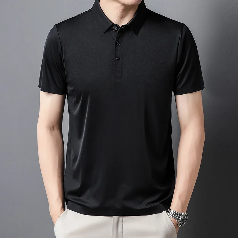 

Brand Summer Polo Shirts for Men Summer Short Sleeve Casual Slim Business Dress Polo Shirts High Quality Polo Homme Men Clothing