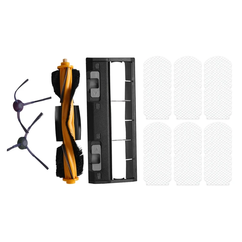

1 Set Robot Vacuum Cleaner Side Brushes Main Brush Cover & 60 Pcs Disposable Mop Cloth Rags