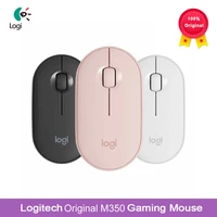 Logitech M350 Wired Gaming Mouse Backlit Mechanica Side Button Glare Mouse Macro Laptop USB Home Office Logitech Mute