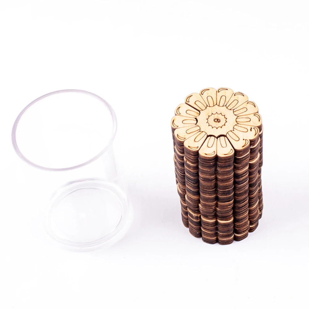 

Corn 3D Wooden Puzzle Toy Brain Tease Jigsaw Puzzle Toy Board Game High Difficulty Impossible Puzzle Toy For Adult
