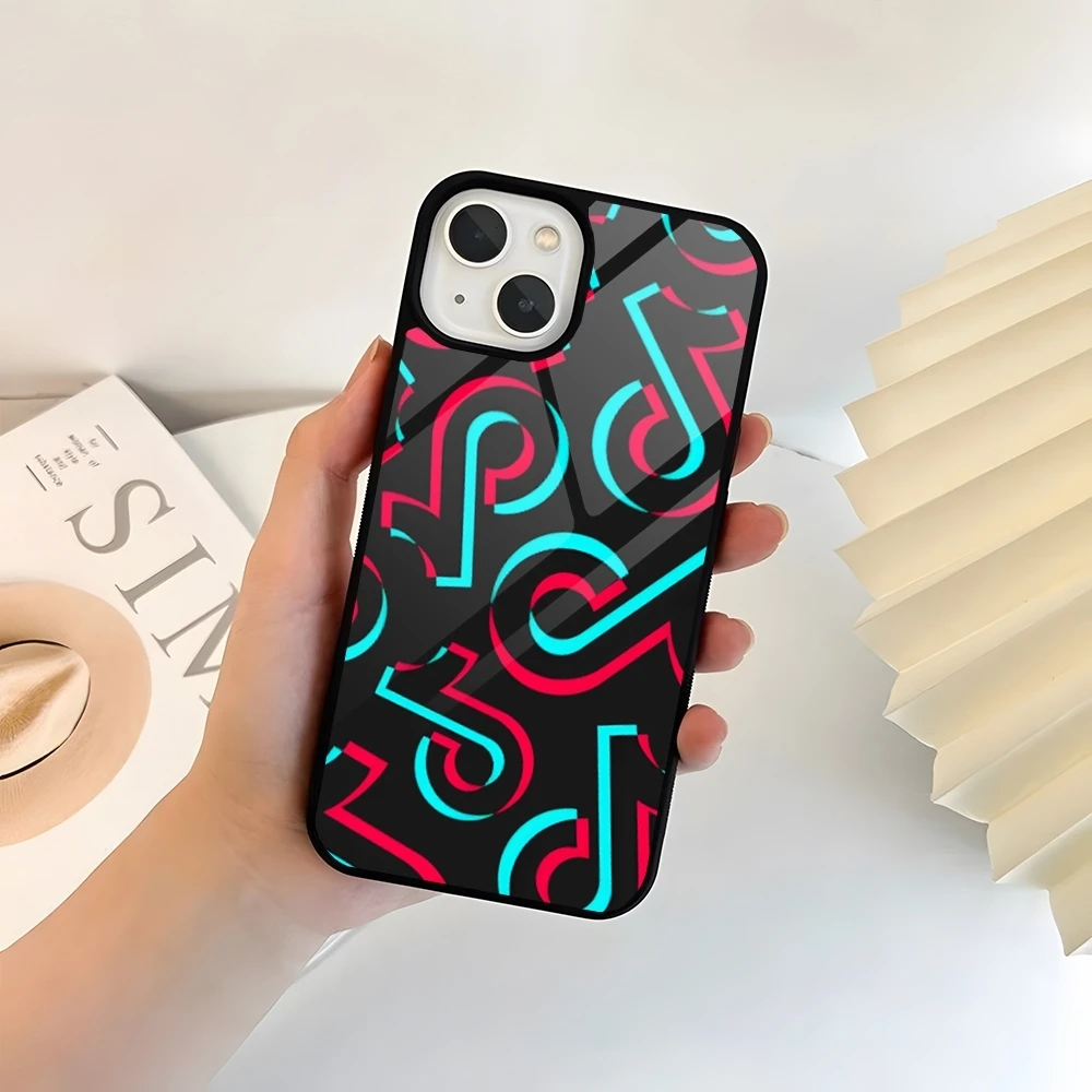 Чехол для телефона T-Tik T-Tok PC + ТПУ Iphone 16 Pro Max 1115 13 12 14 Mini 6S 8 7 Plus X Xs XR Роскошная задняя
