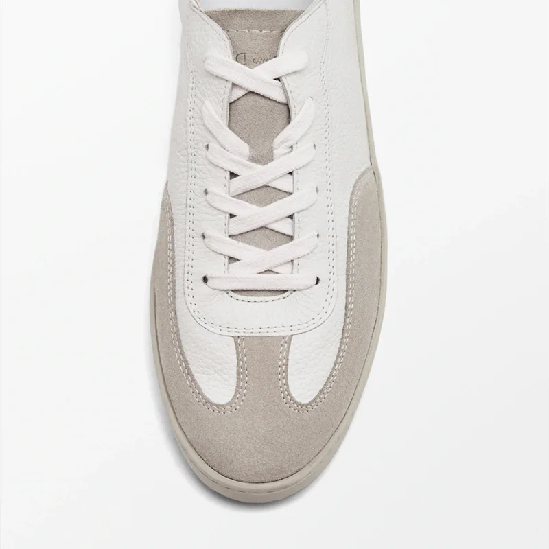 LINJER STRICKLIN новые зимние кроссовки на плоской подошве из натуральной кожи мужские