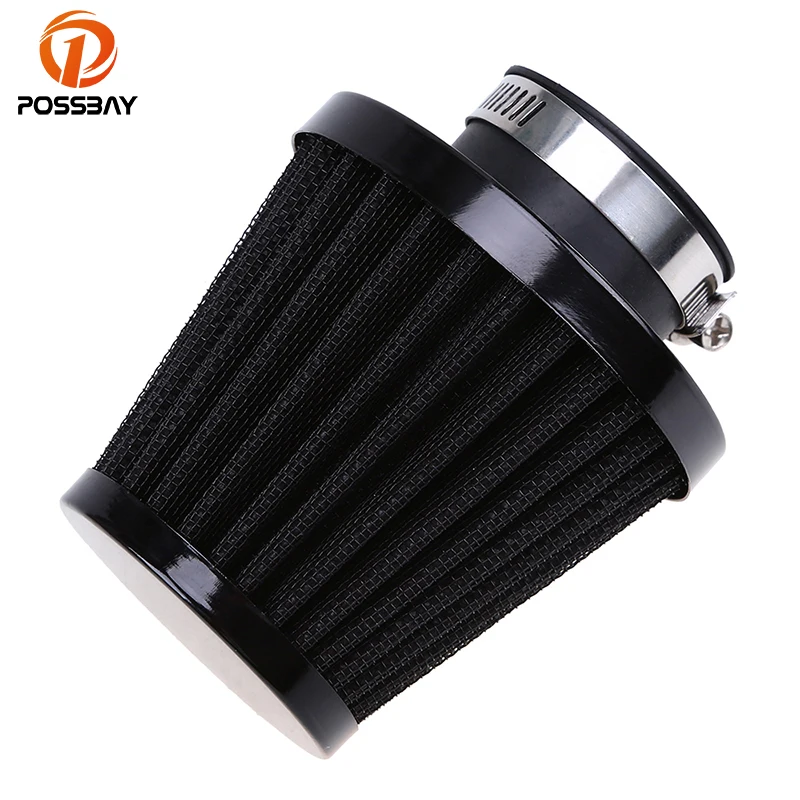 Универсальный мотоциклетный воздушный фильтр POSSBAY 35 мм 39 мм 48 мм 54 мм 60 мм Очиститель мотоцикла мотоциклетный воздушный фильтр для скутера квадроцикла Honda Suzuki