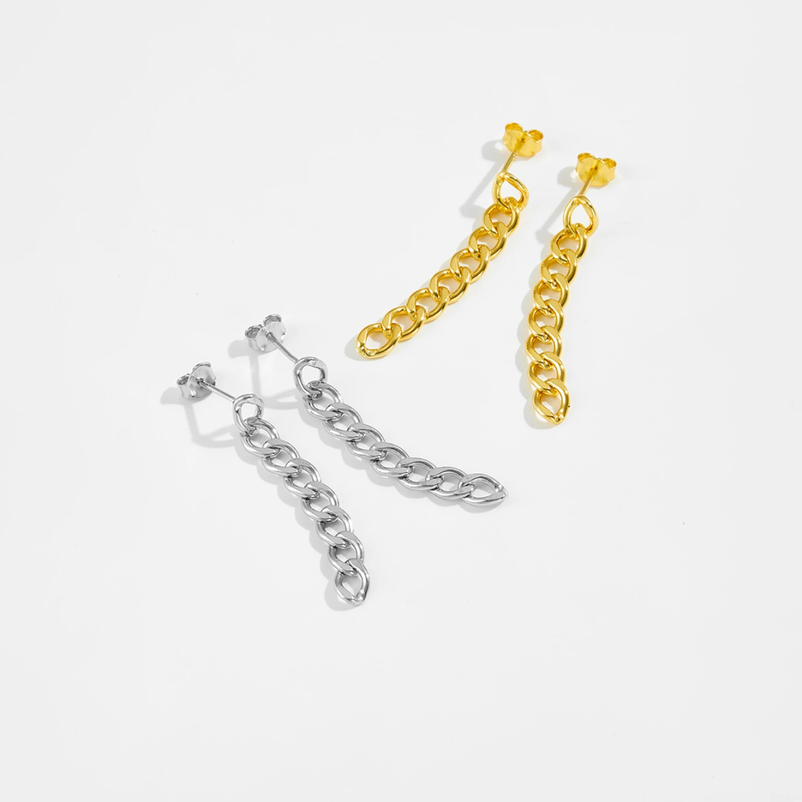 Серьги ANDYWEN из стерлингового серебра 925 пробы с замком 45 мм серьги для пирсинга в