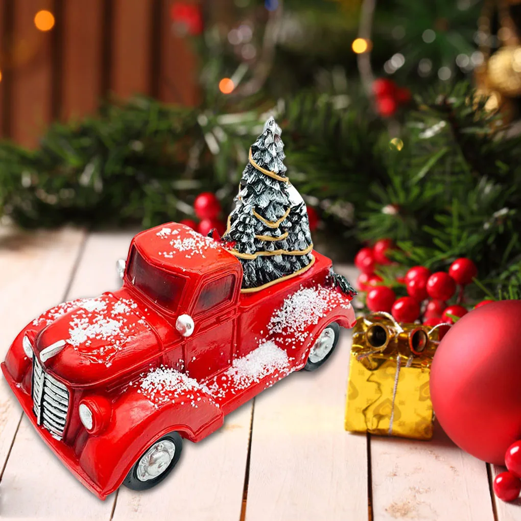 

Рождественское украшение для грузовика, Деревенское Рождественское украшение, интерьерное оформление, праздничное ремесло для женщин, взр...