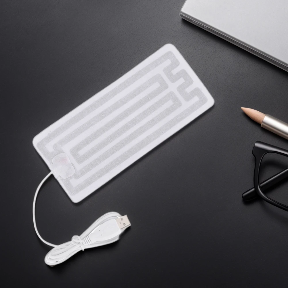 2 шт. 5 В USB-грелка портативный тканевый обогреватель нагревательный коврик для