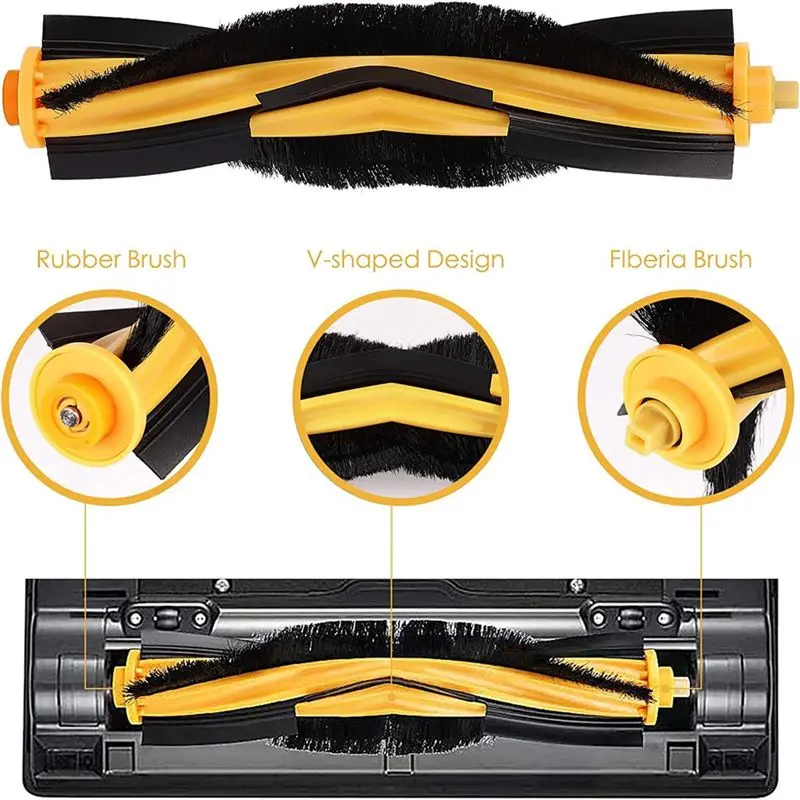 Фото 【A25M】 Для DEEBOOT OZMO T8+ / T8 / T8 Max DEBOT N8+ / N8 Plus / N8 Pro Запасные части: основная боковая щетка №5