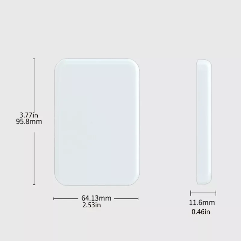 

2023New Magnetic Mag-safe 5000mAh Car Charger Stand Magnetic Compatible with Ap-ple 12 Wireless Power Bank