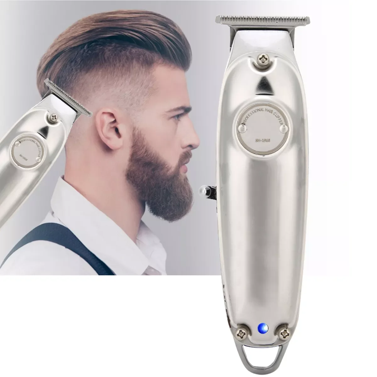 

NEW2023 Professional Rechargeable Hair Trimmer Clipper Barber Hair Cutting Machine For Men USB Oil Head Clipper Shaving Head