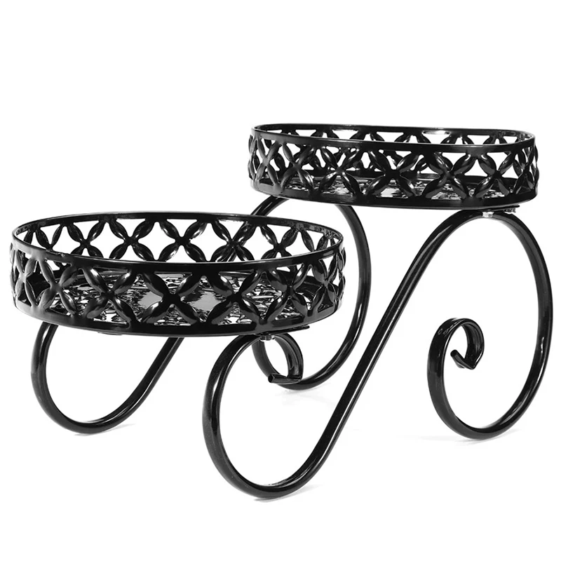 

Flower Stand Balcony Iron Flower Rack Metal Holder Garden Patio Shelves For Plant Flower Pot Rack For Outdoor