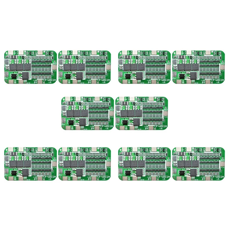 

10 шт. 6S 15A 24 в PCB BMS Защитная плата зарядного устройства для 6 18650 литий-ионного литиевого аккумулятора модуля DIY Kit