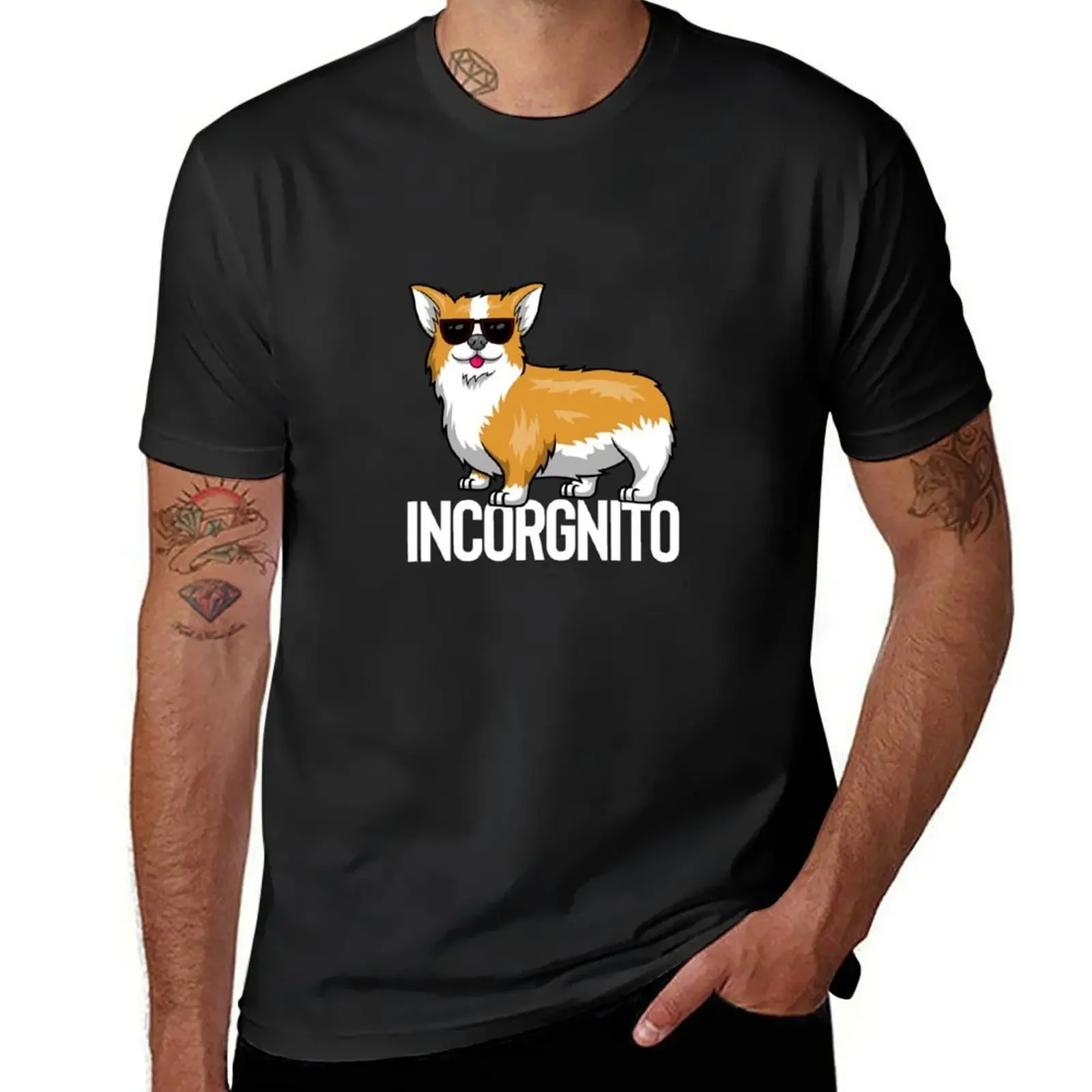 Incorgnito Vintage Corgi футболка