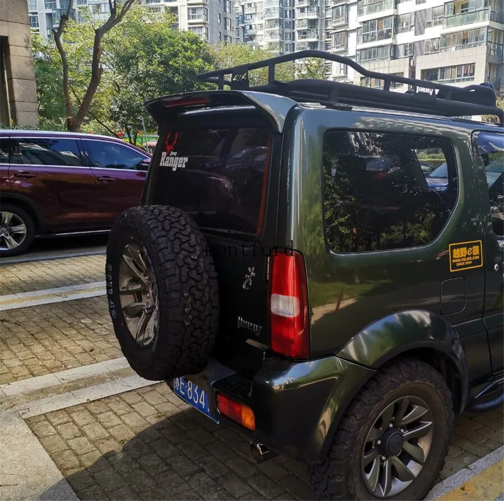 

For SUZUKI JIMNY Spoiler 2007-2017 SUZUKI JIMNY High Quality ABS Material Car Rear Wing Primer Color Rear Spoiler