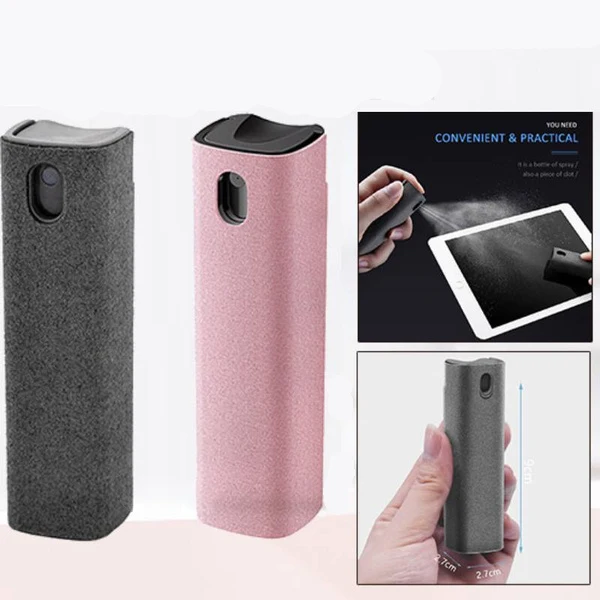 Phone Clean Screen Spray Computer Screen Cleaner Spray Dust Removal Microfiber Cloth Cleaning Artifact Without Cleaning Liquid