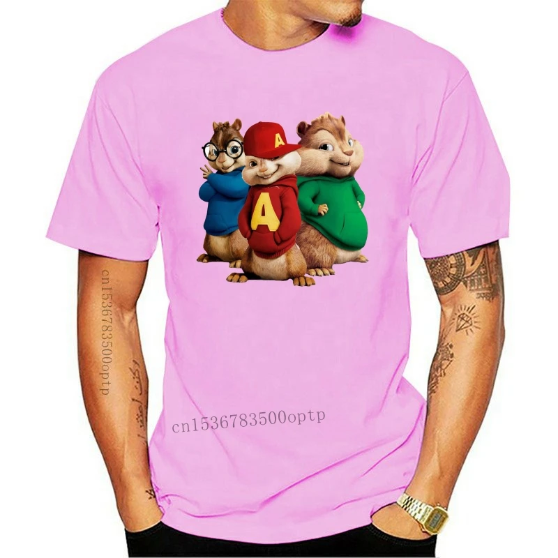 

New Men Animated Comedy Alvin And The Chipmunks T Shirt women