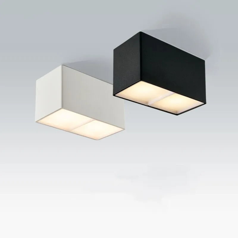 

Dimmed5W7W9W12W14W24W rectangular clear down light LED type double head single head gallbladder lamp ceiling light corridor c