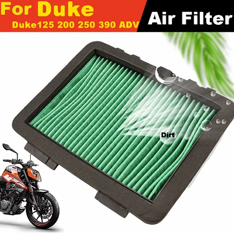 Воздушный фильтр для KTM Duke Adventure 125 200 250 390, аксессуары для мотоциклов, спортивный грязевой чехол с высоким расходом, система холодного впуска 2021