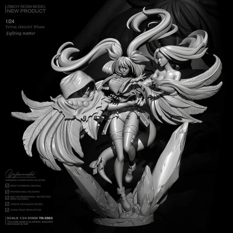 

1/24 Resin model kits figure beauty colorless and self-assembled TD-2963