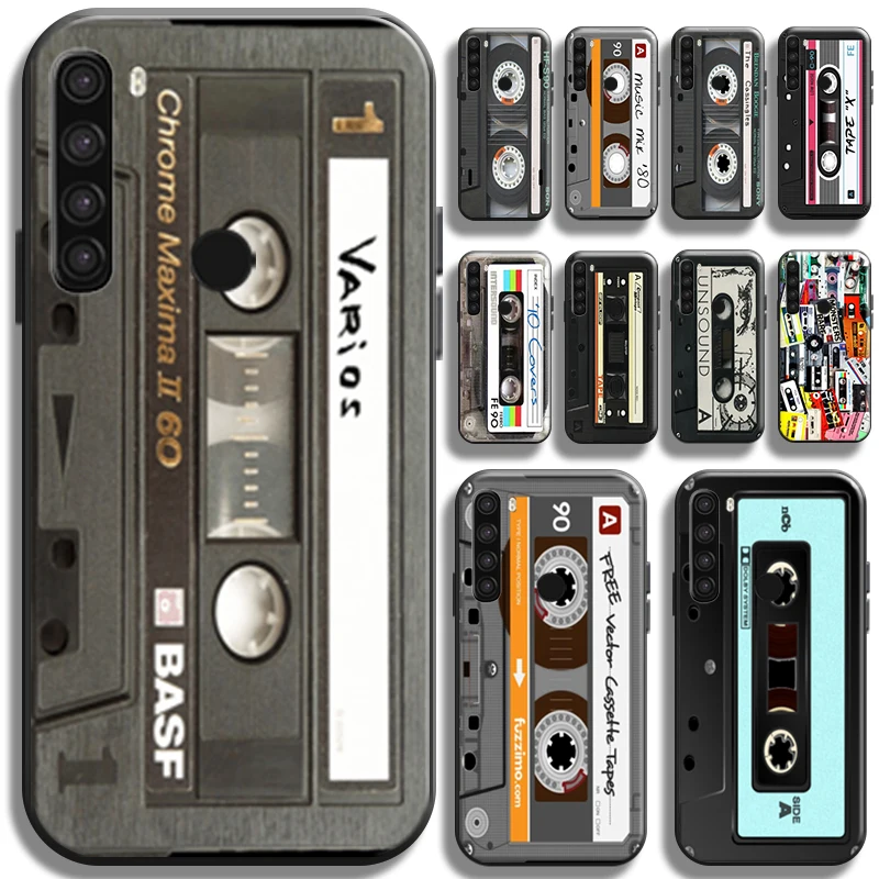 

Magnetic Tape Retro Cassette Phone Case For Xiaomi Redmi Note 8 8T 8 Pro For Redmi 8 8A Coque Back Shell Carcasa Funda Cover