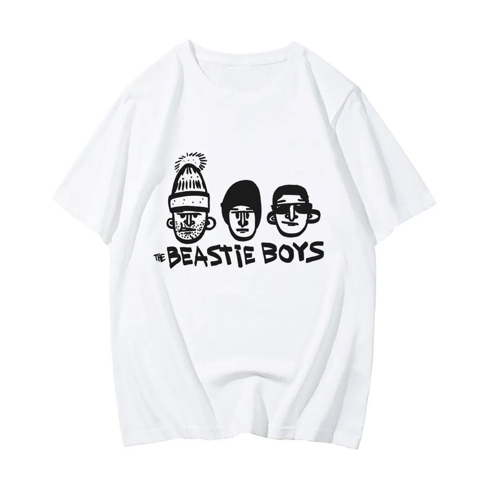 

Beastiee Boys Musical Groups T Shirts MEN Minimalist Line Graffiti Tshirts 100% Cotton Sense of Design T-shirt Spring and Summer