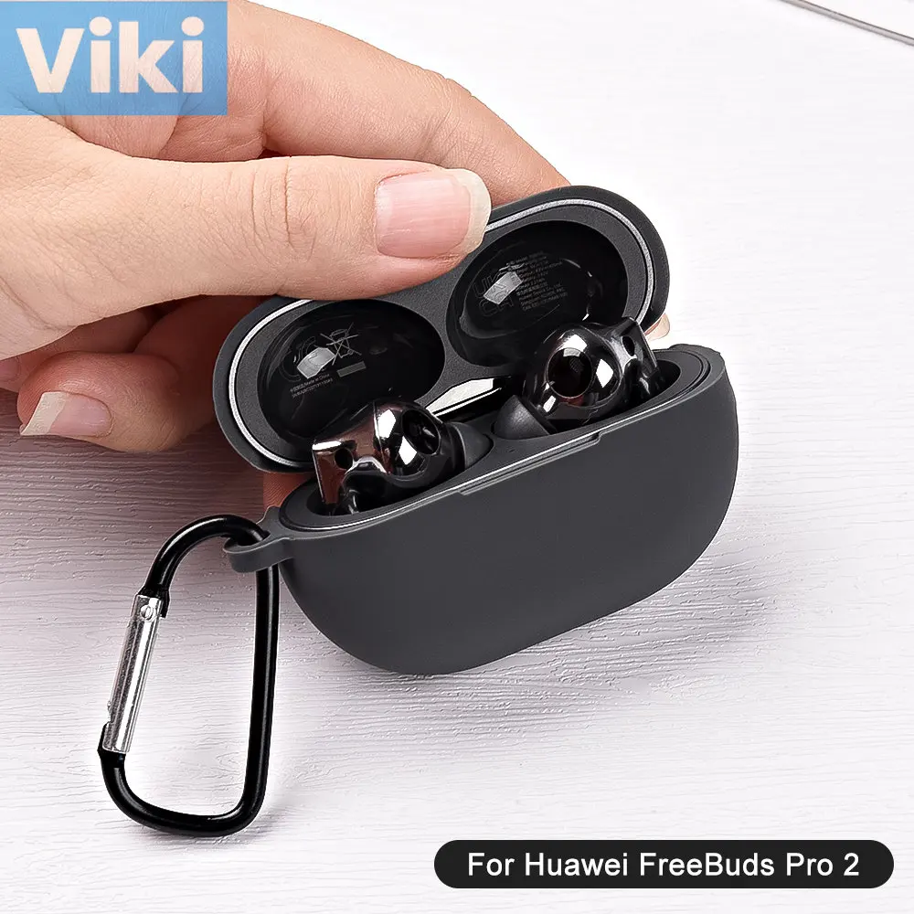 

For Huawei Freebuds Pro 2 Case Liquid Silicone Earphone Case For Huawei Freebuds Pro 2 Plain Color Soft Protective Cover Funda