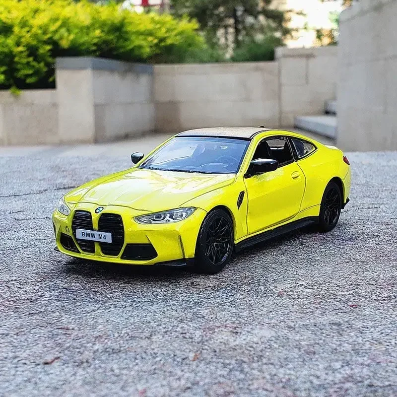 1:32 BMW M4 X5 X7 I4 M50 модель полицейского спортивного автомобиля Литые и игрушечные