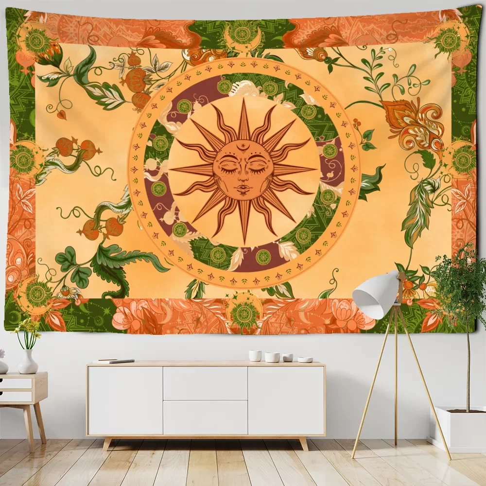 

2022 Wall Hanging Flower Vine Retro Mysterious Hippie Bohemian Witchcraft Home Decor