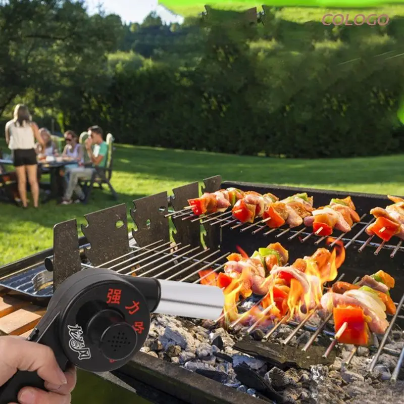 

Electric BBQ Fan Portable Handheld Barbecue Grill Air Blower Cooking Fans Fire Bellows Tool for Outdoor Picnic Camping