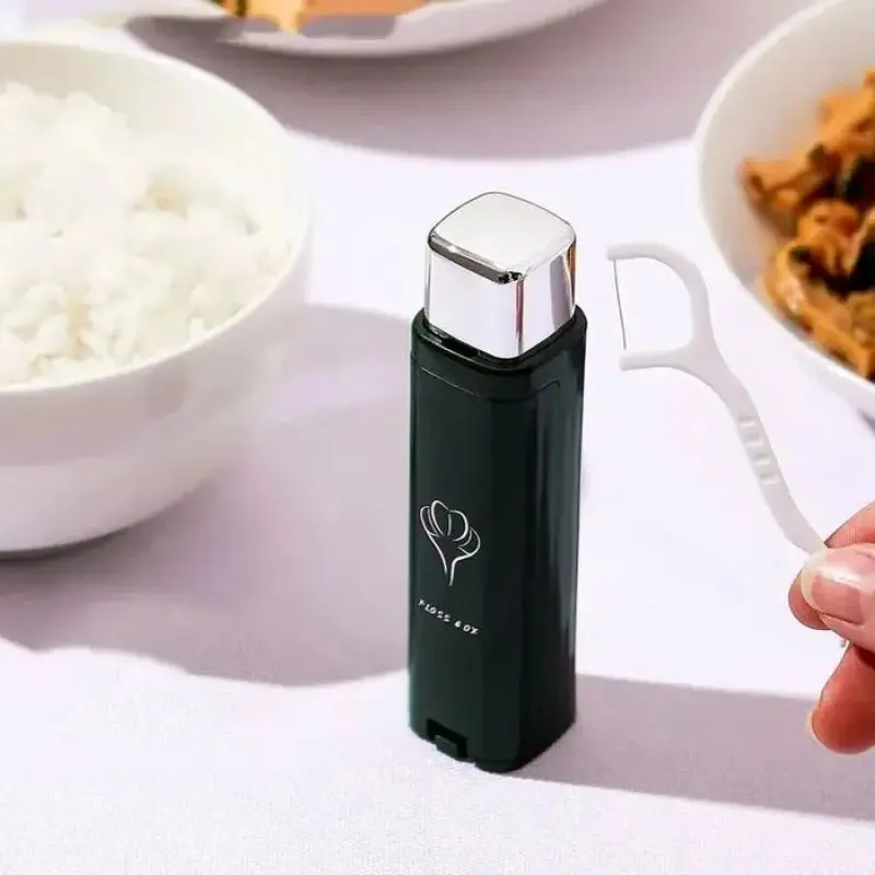 

Портативный дорожный гигиенический диспенсер для нитей для полости рта, органайзер для ухода, автоматический органайзер для хранения ниток, удобная коробка для зубов