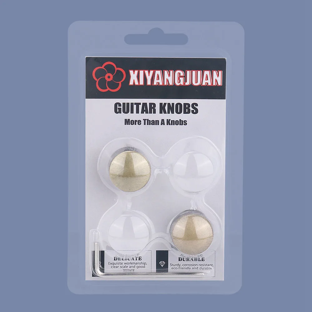 

Бронзовые ручки для электрической бас-гитары, 2 шт., металлическая ручка регулировки громкости, крышка с гаечным ключом для электрической гитары, аксессуары для басов