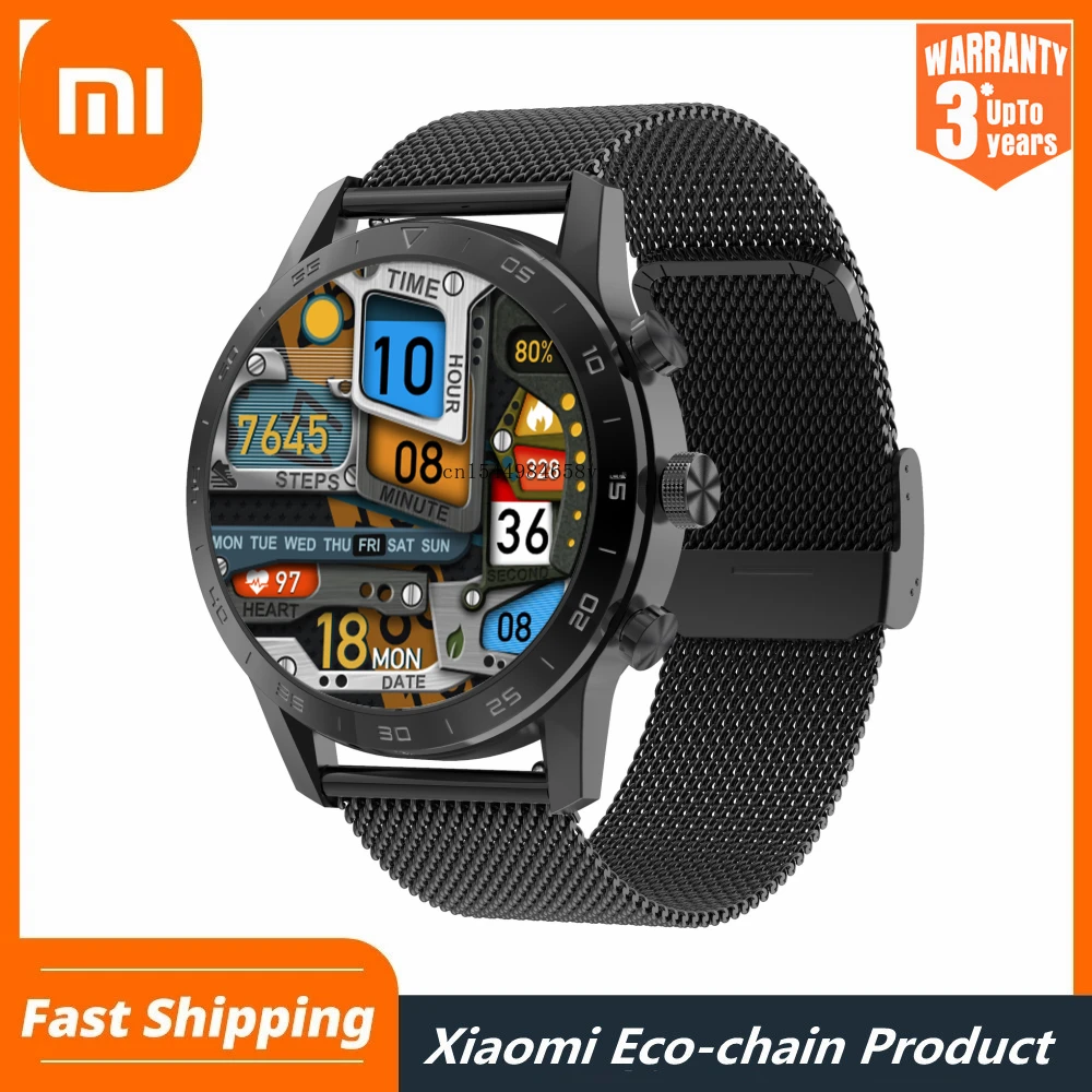 

Xiaomi Smart Watch Men HD 1.39 Inch Display Bluetooth Call Waterproof Men's Watches Music Player Bluetooth Headset Smartwatch